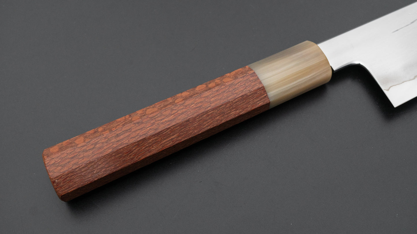 Tetsujin Silver #3 Ukiba Kiritsuke Gyuto 240mm Lacewood Handle - HITOHIRA