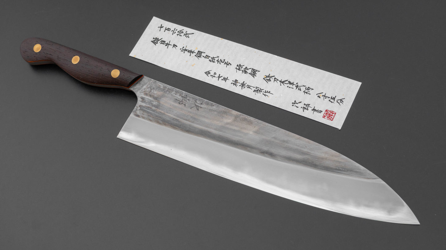 Jiro Tsuchime Yo Gyuto 255mm Tagayasan Handle (#762)