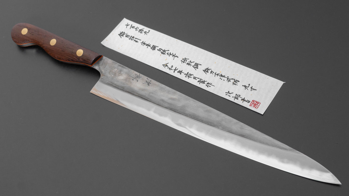 Jiro Tsuchime Yo Sujihiki 270mm Tagayasan Handle (#769)