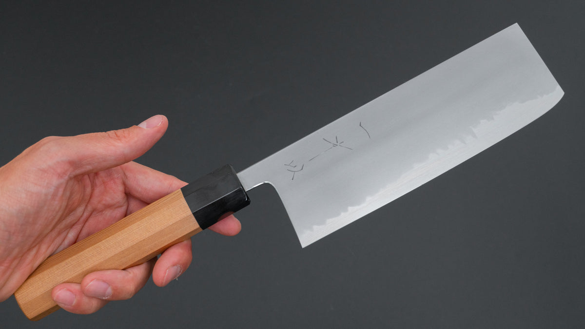 Hitohira Gorobei Izo White #2 Nakiri Yakusugi Cedar Handle