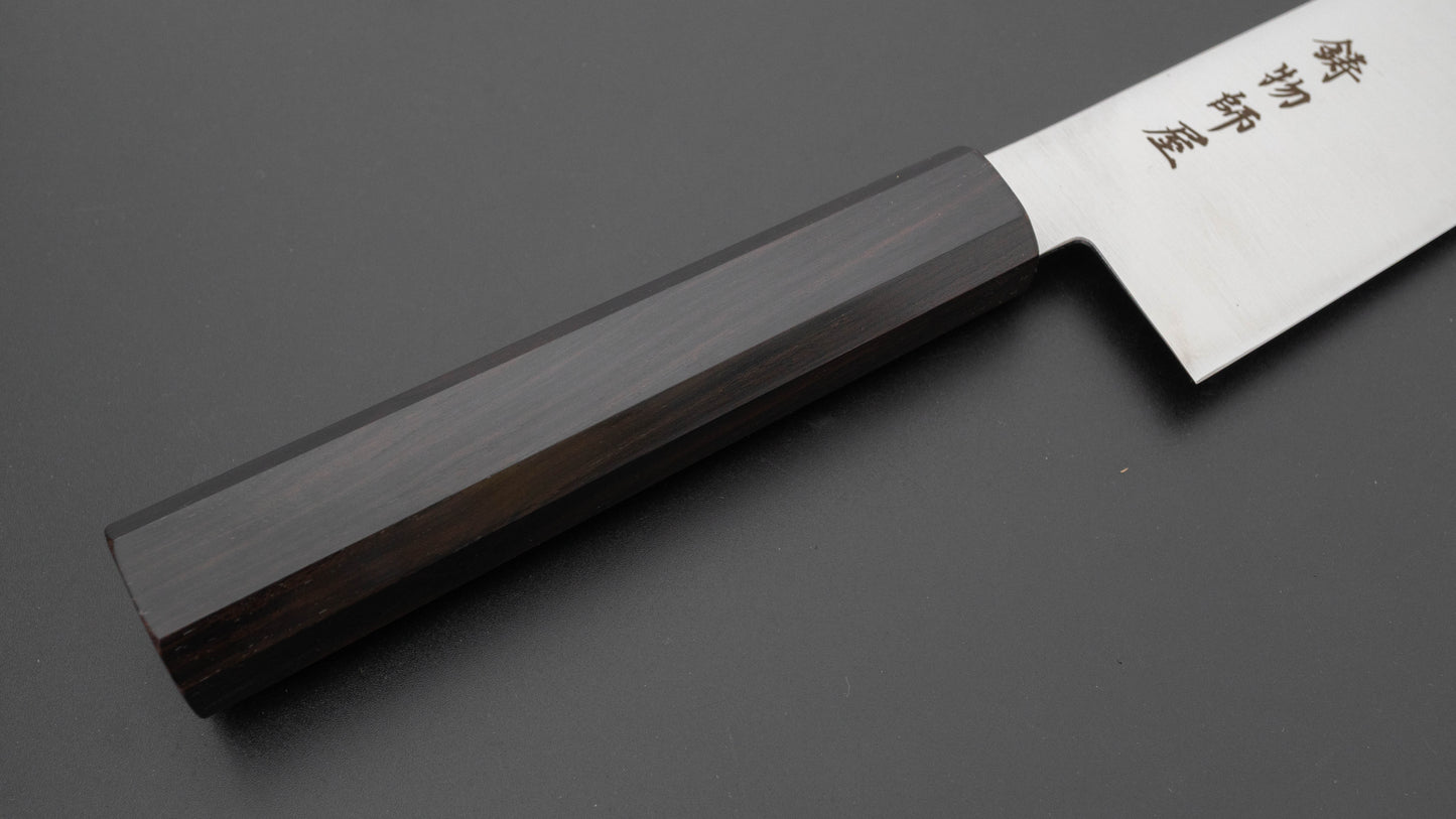 Hitohira Imojiya TH Stainless Kiritsuke Gyuto 210mm Ebony Handle (Wa)