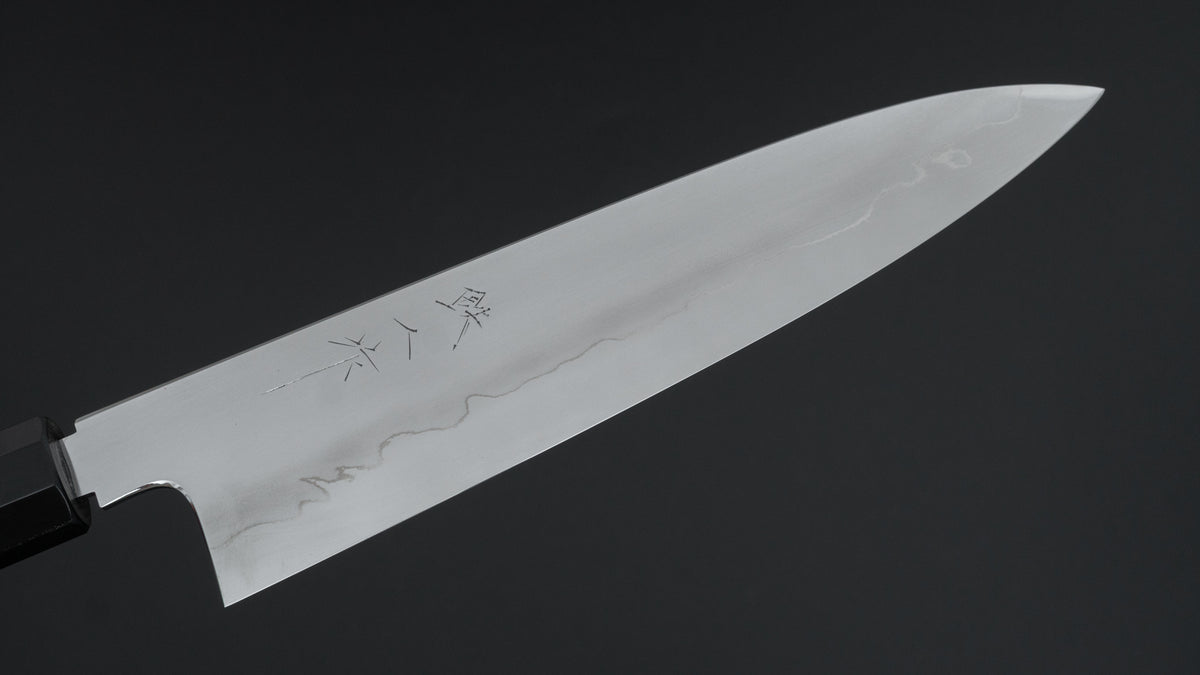 Tetsujin Silver #3 Ukiba Gyuto 210mm Taihei Makassar Ebony Handle