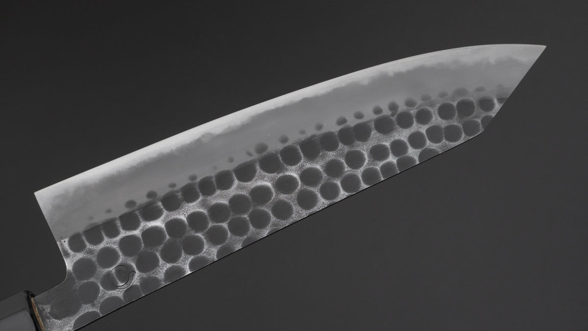 Hitohira Hinode Tsuchime White #2 Kiritsuke Gyuto 210mm Ho Wood Handle (#05)