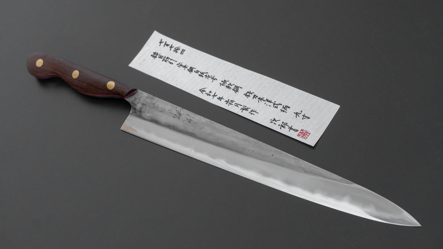 Jiro Tsuchime Yo Sujihiki 270mm Tagayasan Handle (#774)