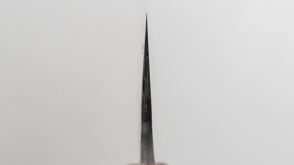 Hitohira Hinode Tsuchime White #2 Sujihiki 240mm Ebony Handle (#17)