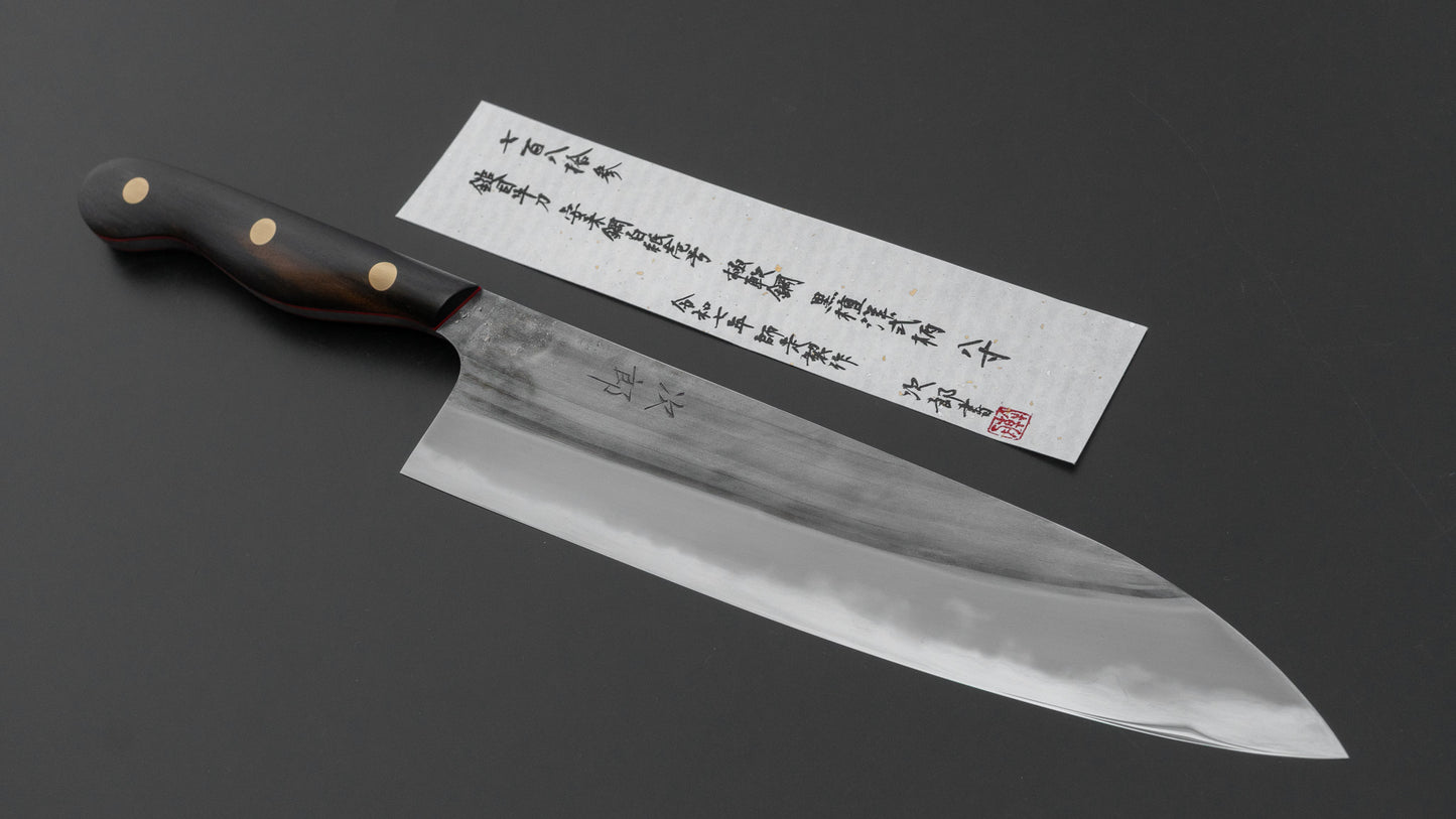 Jiro Tsuchime Yo Gyuto 240mm Ebony Handle (#783)