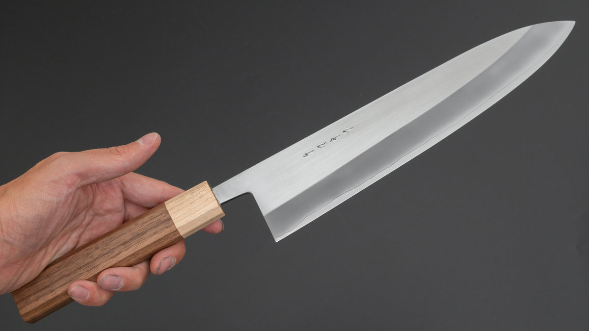 Hitohira TD SLD Migaki Gyuto 240mm Walnut Handle