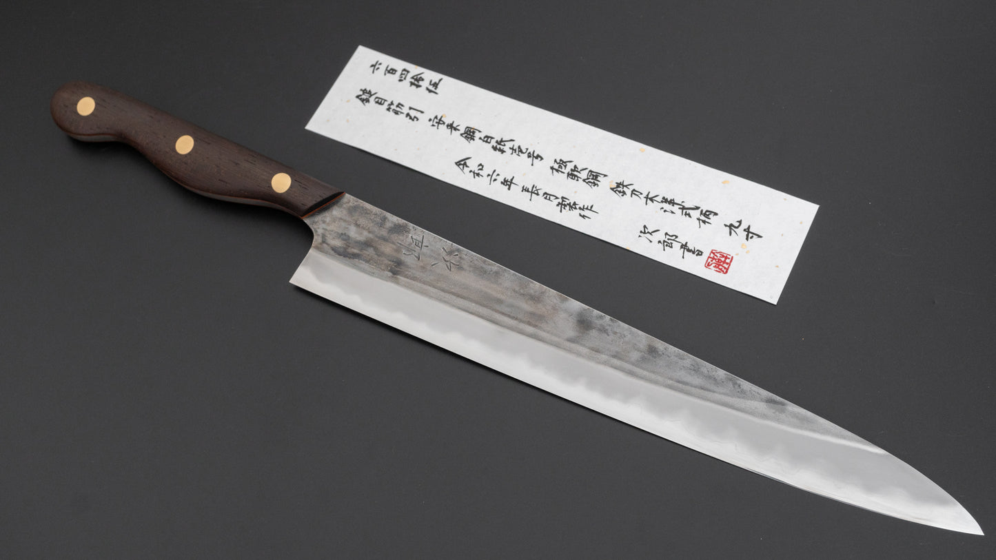 Jiro Tsuchime Yo Sujihiki 270mm Tagayasan Handle (#645)