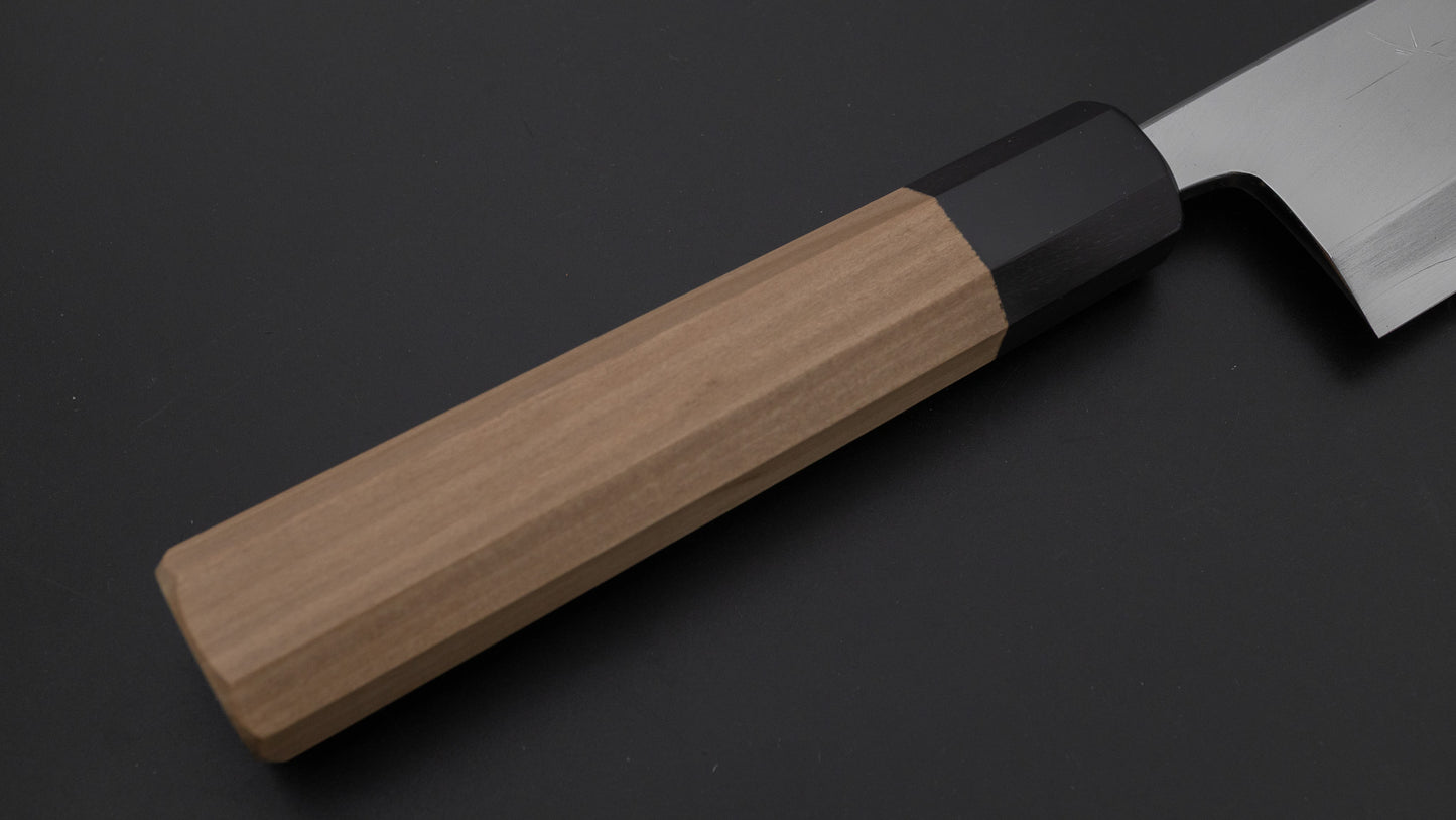 Hitohira Kikuchiyo Mosuke Silver #3 Mioroshi Deba 240mm Ho Wood Handle