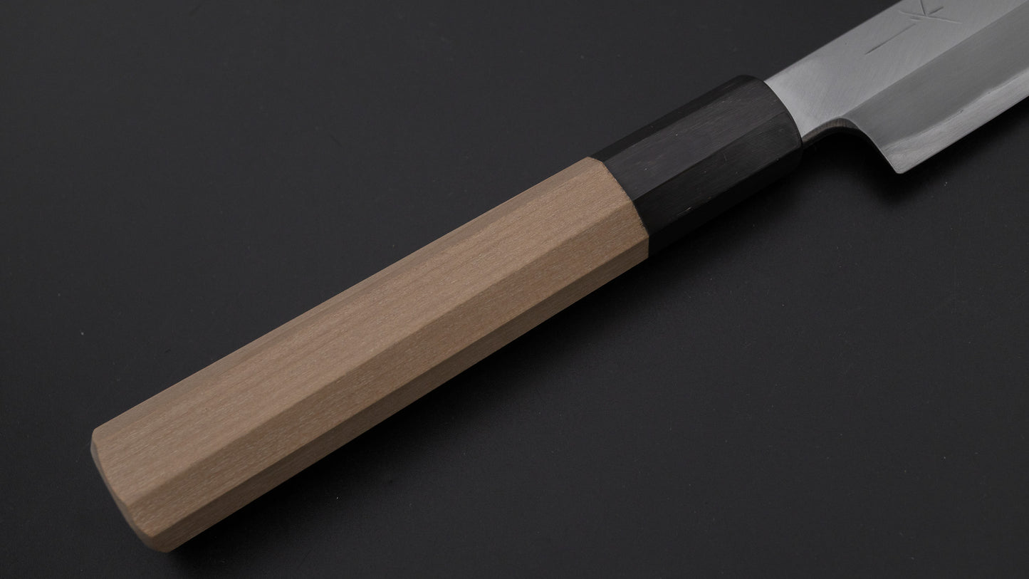 Hitohira Togashi Blue #2 Yanagiba 210mm Ho Wood Handle (Saya)