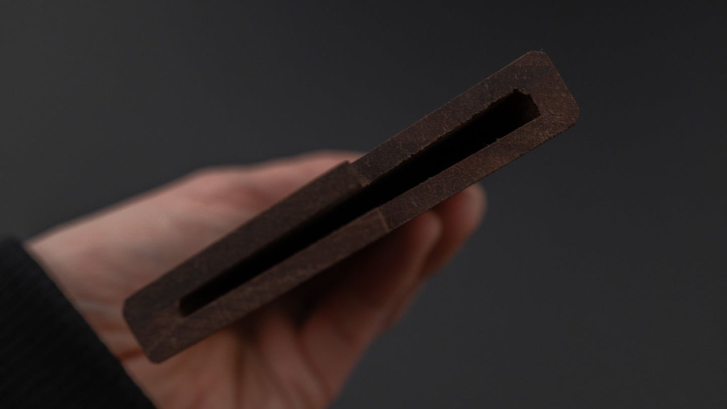 Hitohira WB Walnut Saya Santoku 180mm (4.5mm)