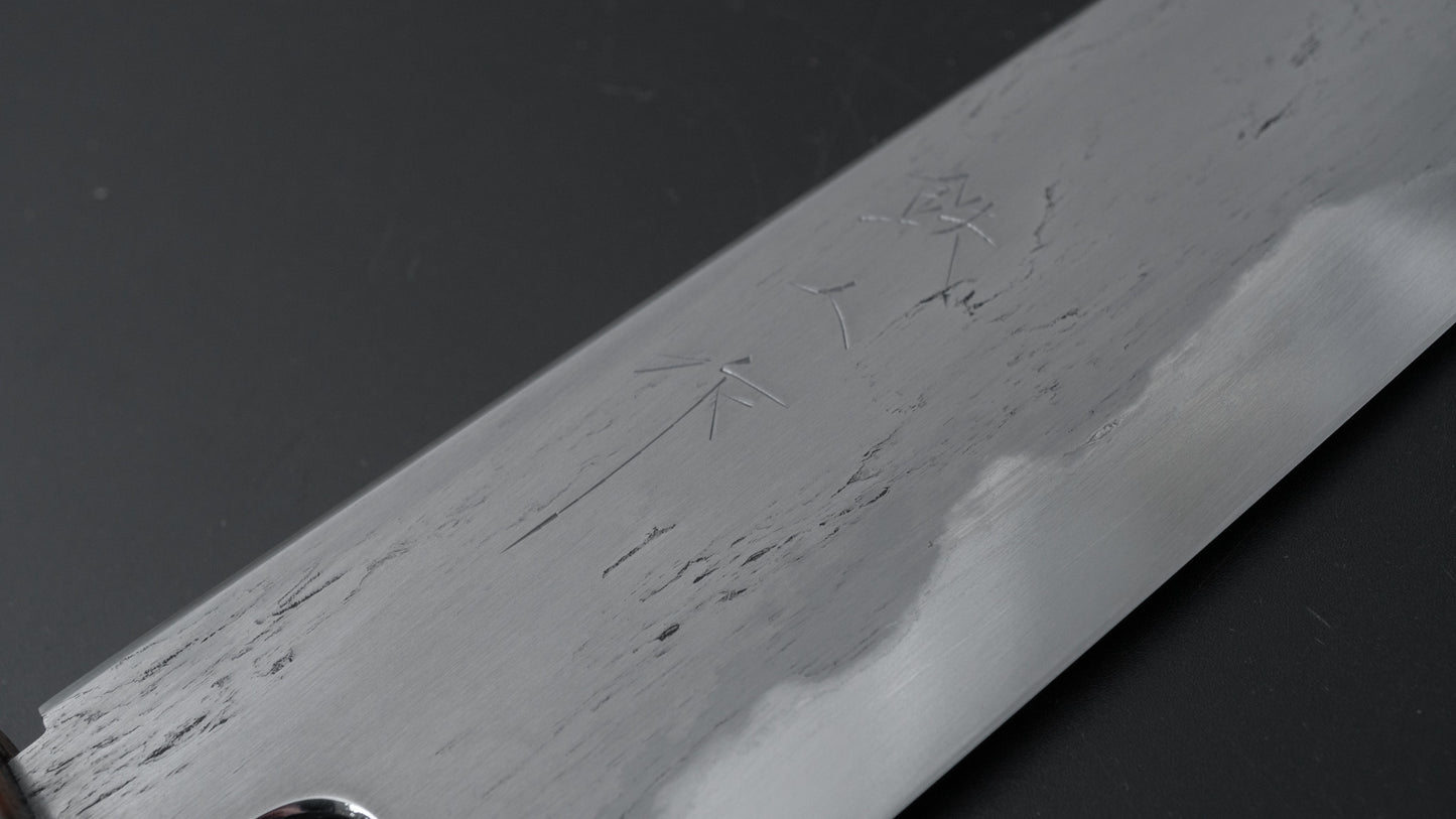 Tetsujin Special Blue #2 Rentetsu Gyuto 210mm Taihei Rosewood Handle (#01) - HITOHIRA