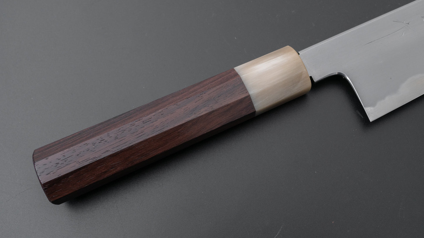 Tetsujin Blue #2 Kasumi Kiritsuke Gyuto 210mm Taihei Rosewood Handle - HITOHIRA