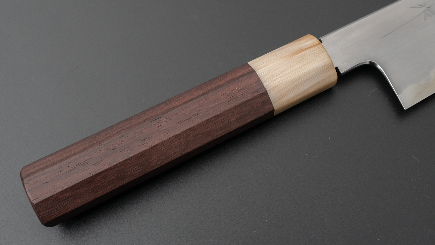 Tetsujin Blue #2 Kasumi Gyuto 180mm Taihei Rosewood Handle - HITOHIRA