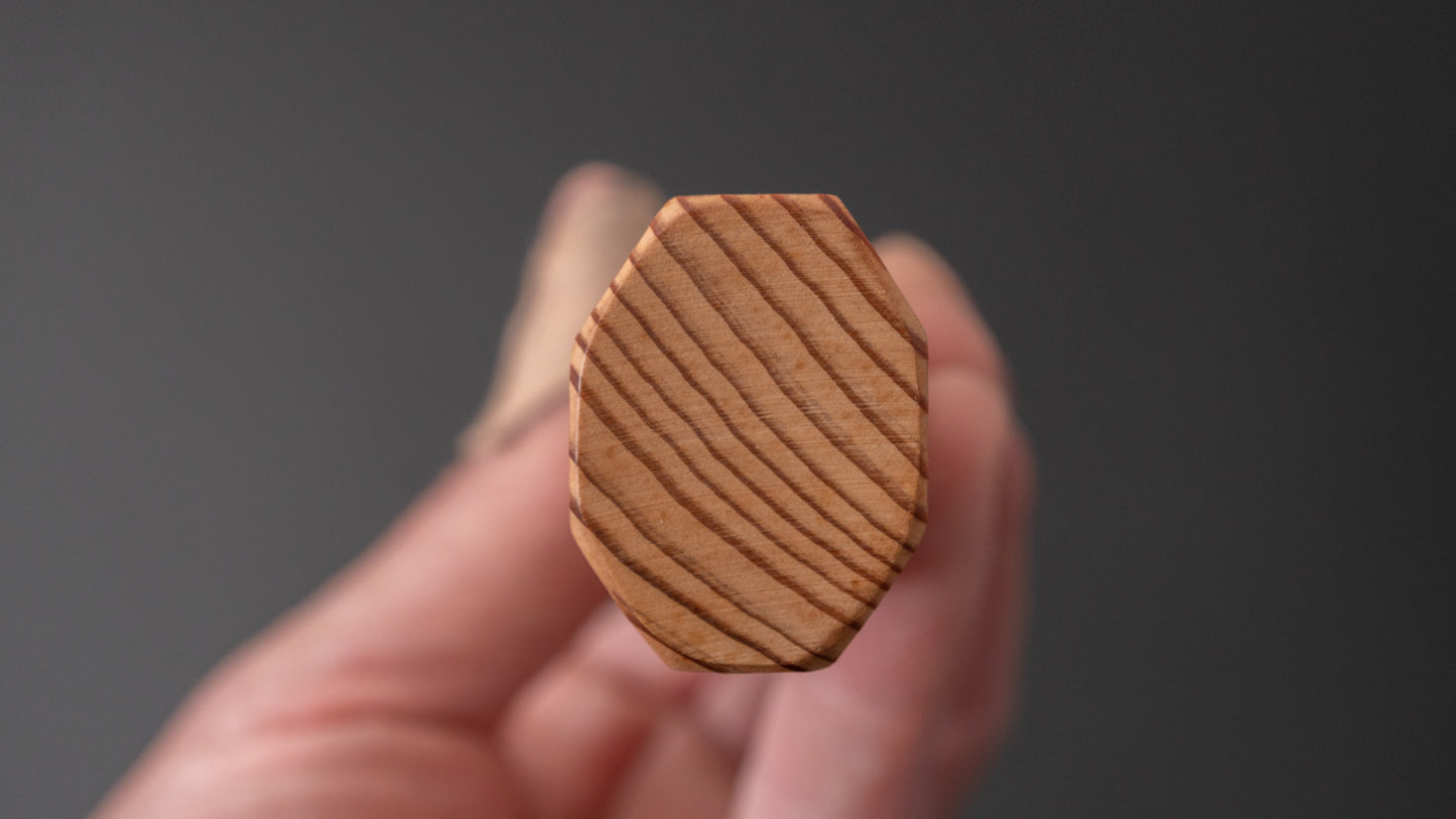 Taihei Custom Yakusugi Cedar Octagonal Handle (Usuba 180mm) - HITOHIRA
