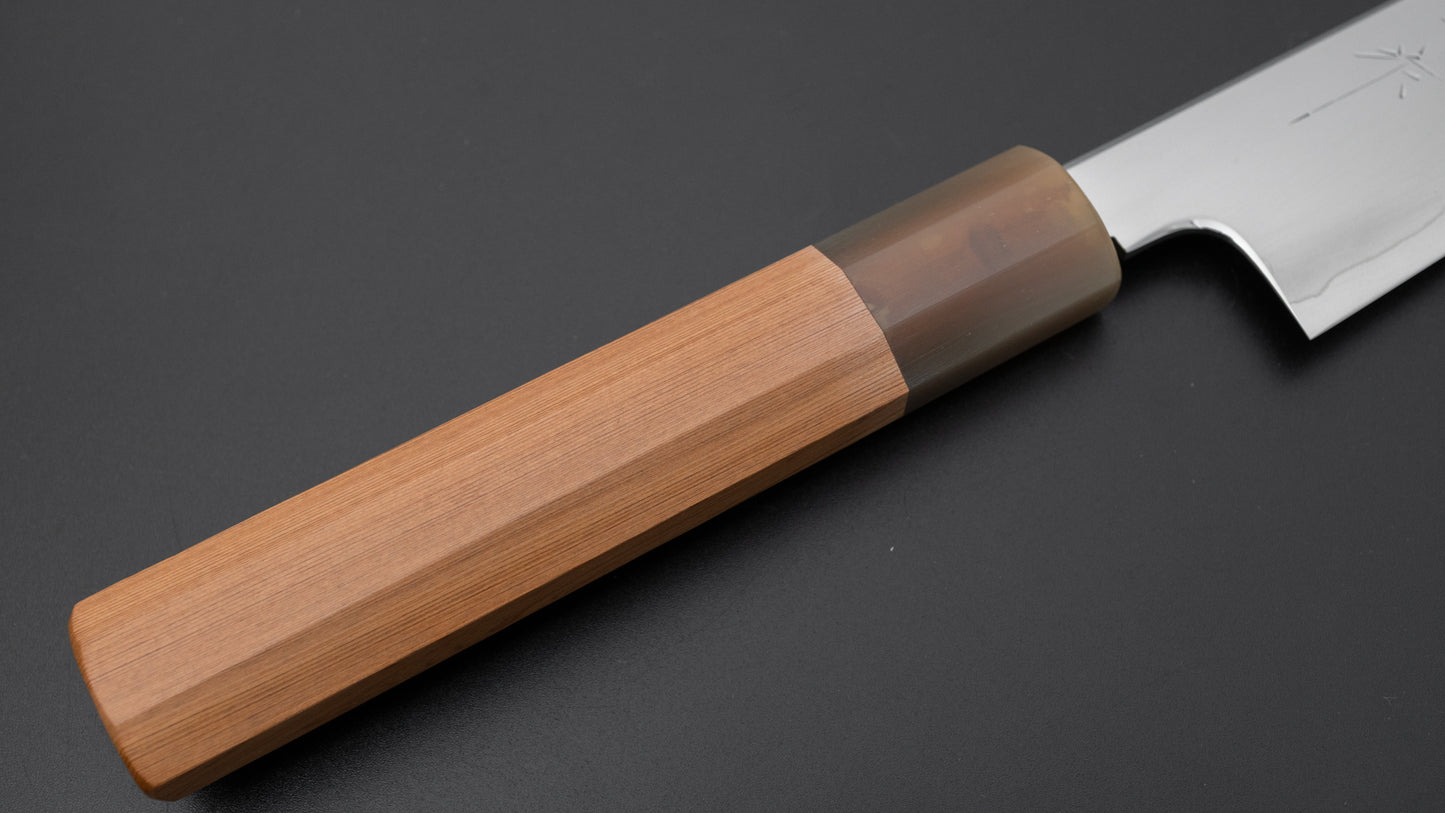 Tetsujin Silver #3 Ukiba Kiritsuke Petty 165mm Yakusugi Cedar Handle