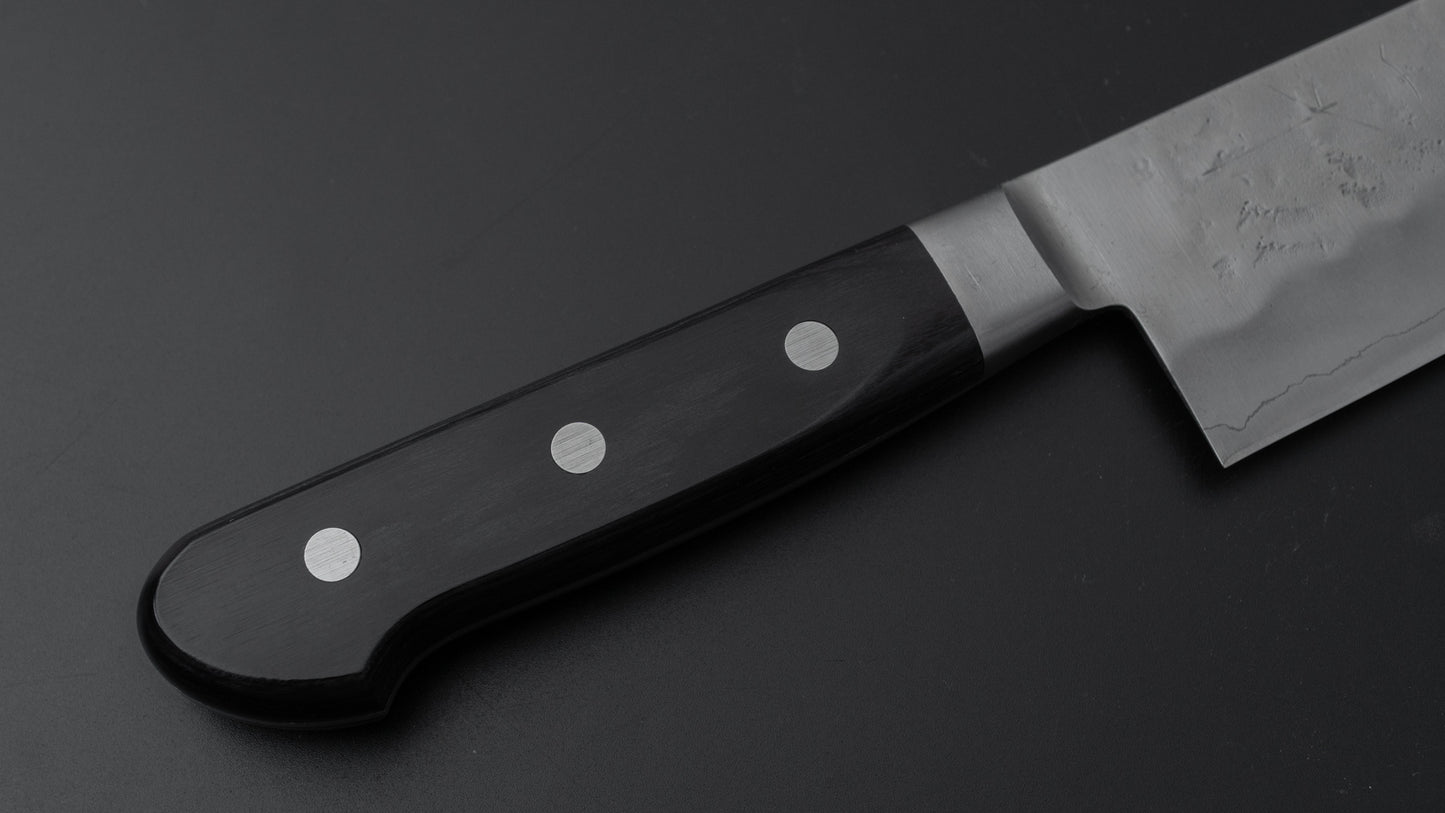 Hitohira Futana S3 Nashiji Gyuto 240mm Pakka Handle (Yo) - HITOHIRA