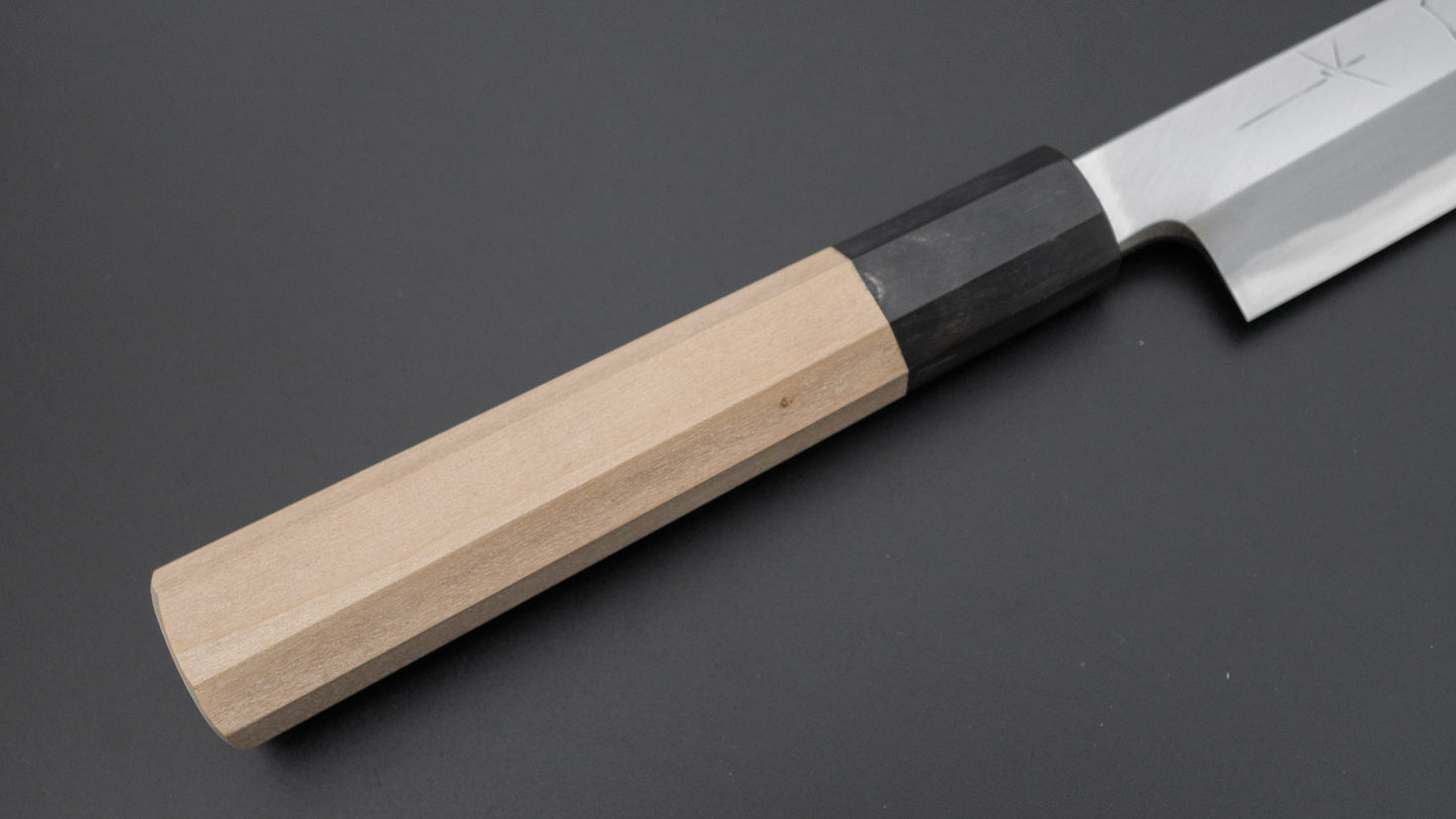 Hitohira Togashi Blue #2 Yanagiba 240mm Ho Wood Handle (Saya)