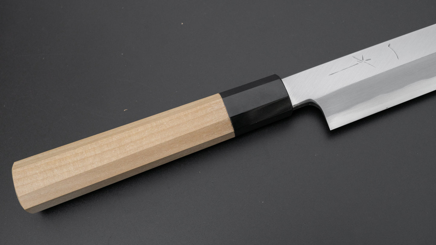 Hitohira Togashi Blue #2 Yanagiba 330mm Ho Wood Handle (Saya)