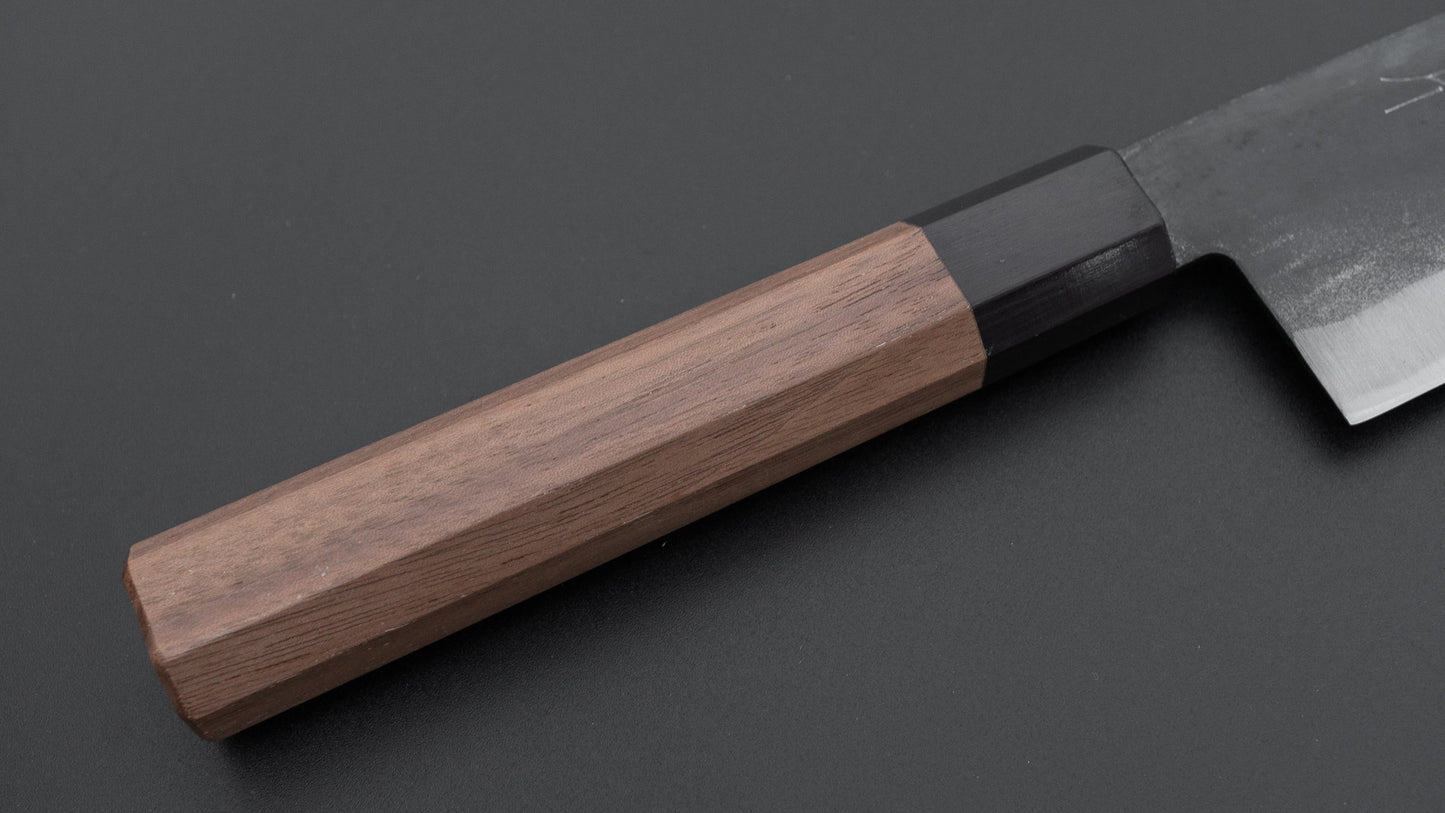 Hitohira Hizen Kurouchi Blue #1 Gyuto 240mm Walnut Handle
