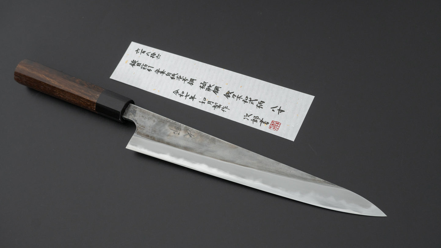 Jiro Tsuchime Wa Sujihiki 240mm Taihei Tagayasan Handle (#686)