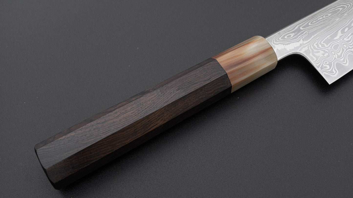 Hitohira Nakagawa Izo SG STRIX Gyuto 210mm Ebony Handle