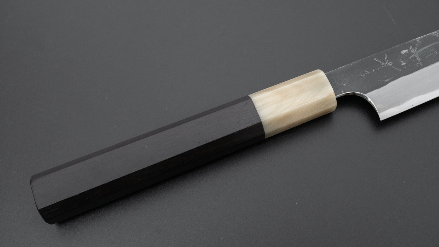 Hitohira Togashi Blue #2 Kurouchi Petty 165mm Ebony Handle