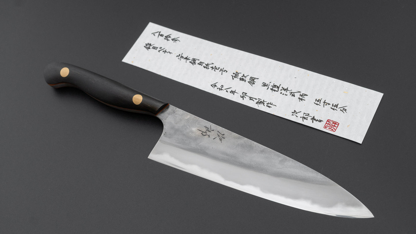 Jiro Tsuchime Yo Petty 165mm Ebony Handle (#813)