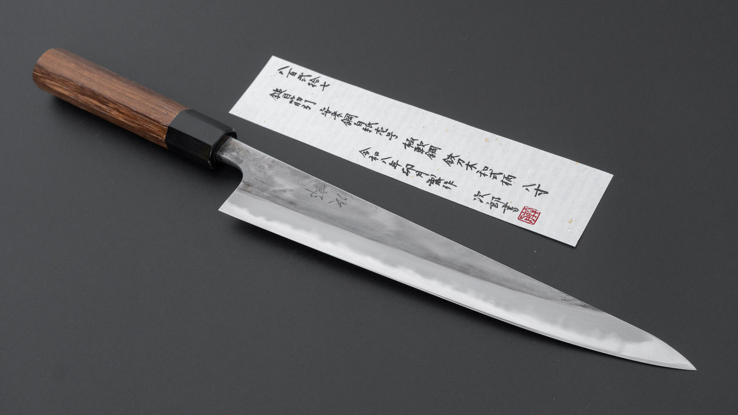 Jiro Tsuchime Wa Sujihiki 240mm Taihei Tagayasan Handle (#827)