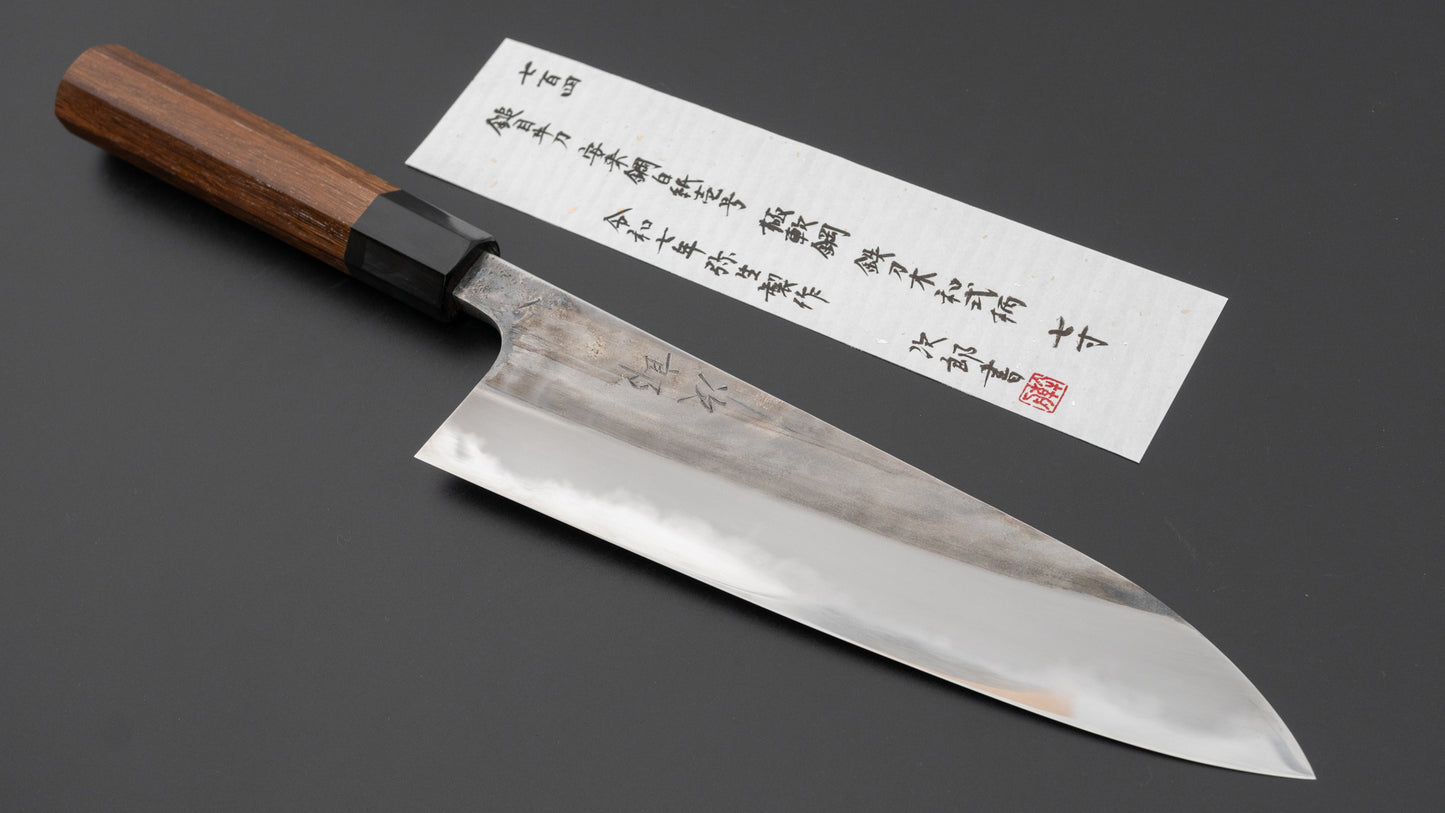 Jiro Tsuchime Wa Gyuto 210mm Taihei Tagayasan Handle (#704)