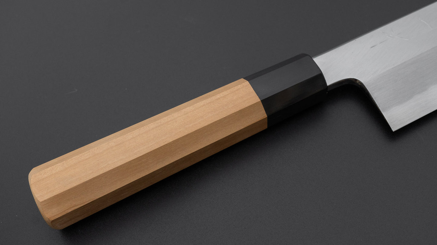 Hitohira Tanaka Mosuke Blue #1 Usuba 225mm Ho Wood Handle (Saya)