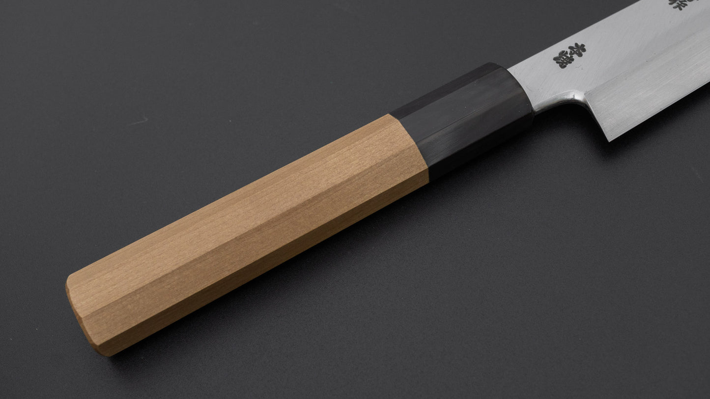 Nigara Vintage Honyaki Yanagiba 210mm Ho Wood Handle