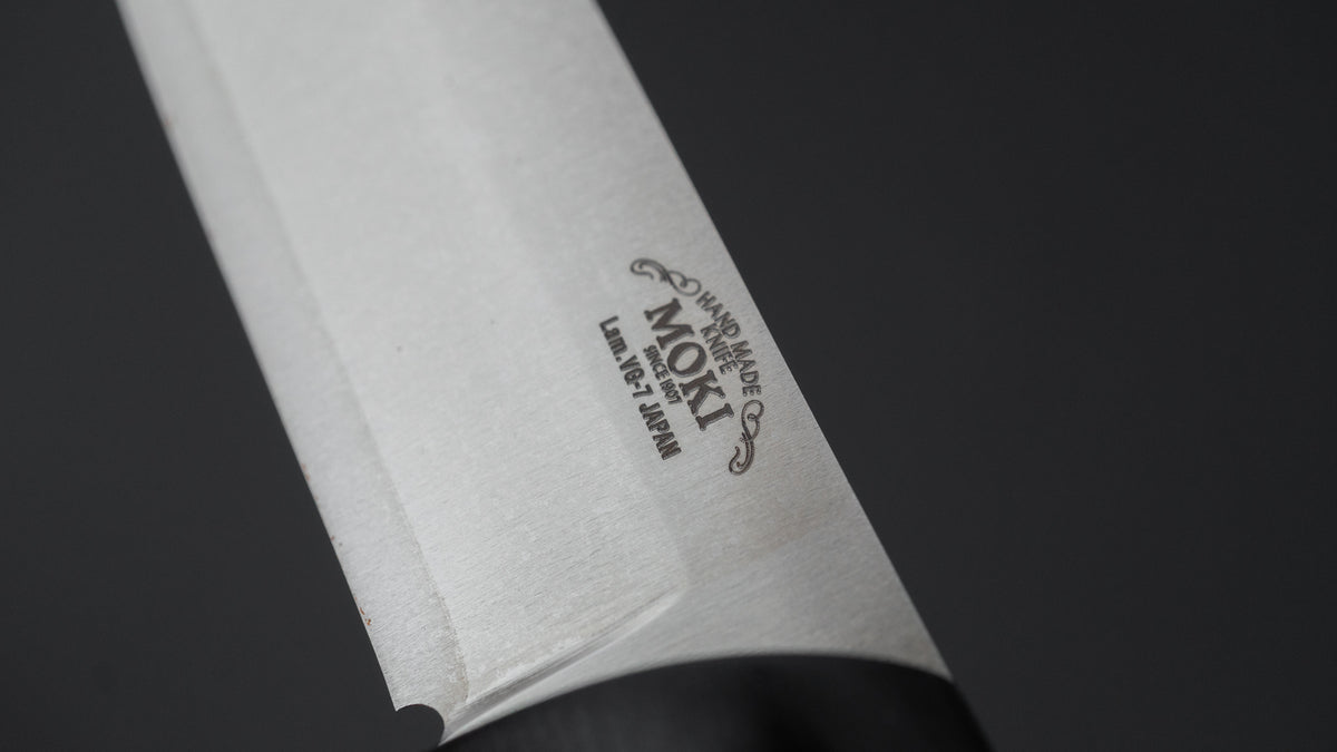 MOKI Berg Pro Trail Fixed Blade Linen Micarta Handle