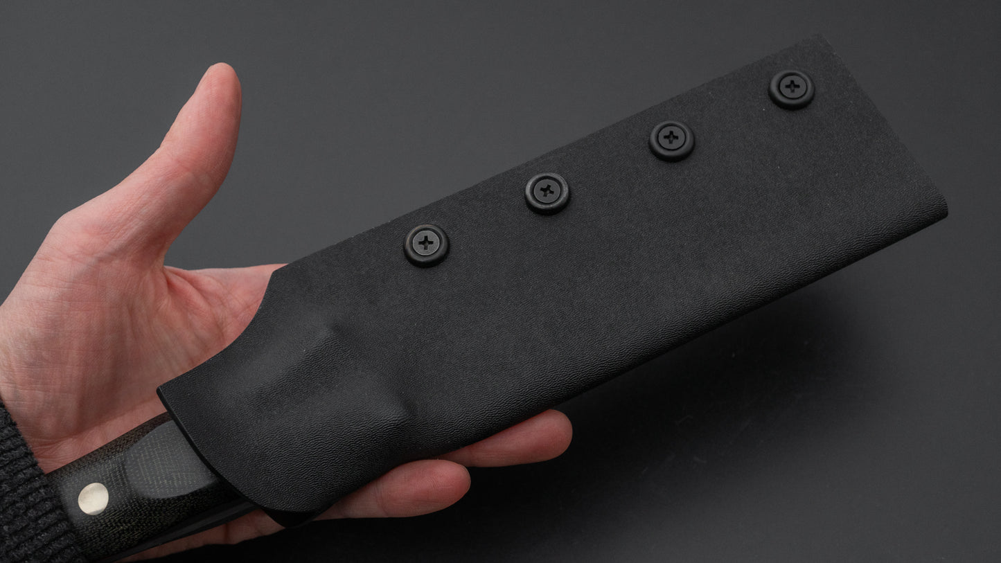 Seino V2 Honyaki Fixed Blade Canvas Micarta Handle (#002)