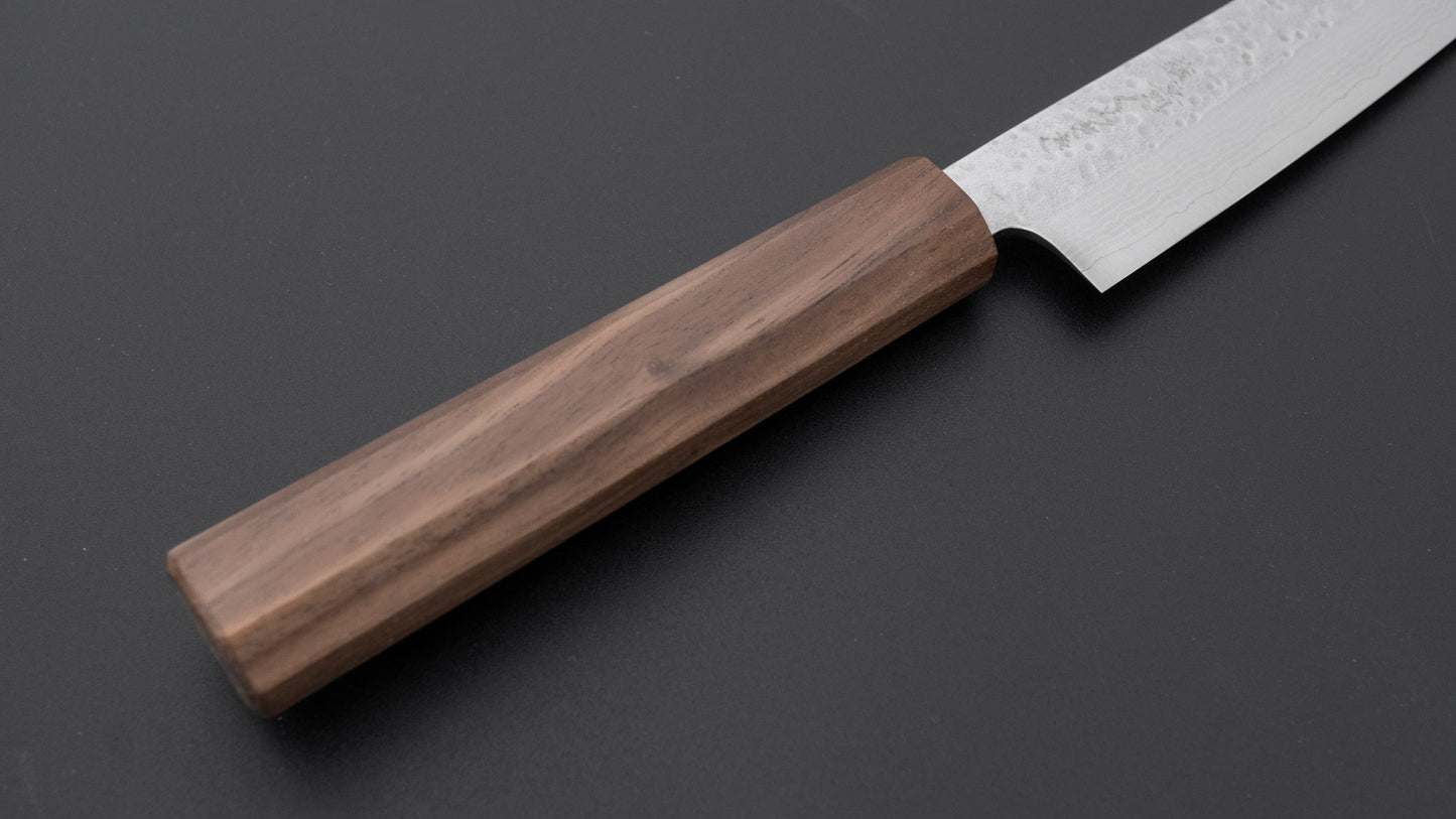 Makoto Kurosaki STK VG-7 Tsuchime Damascus Petty 135mm Walnut Handle