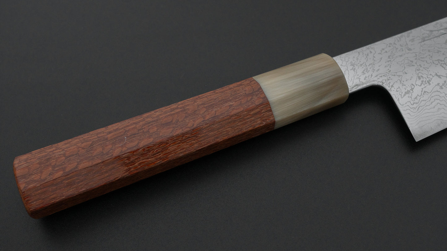 Hitohira Nigara SGS Damascus Gyuto 210mm Lacewood Handle