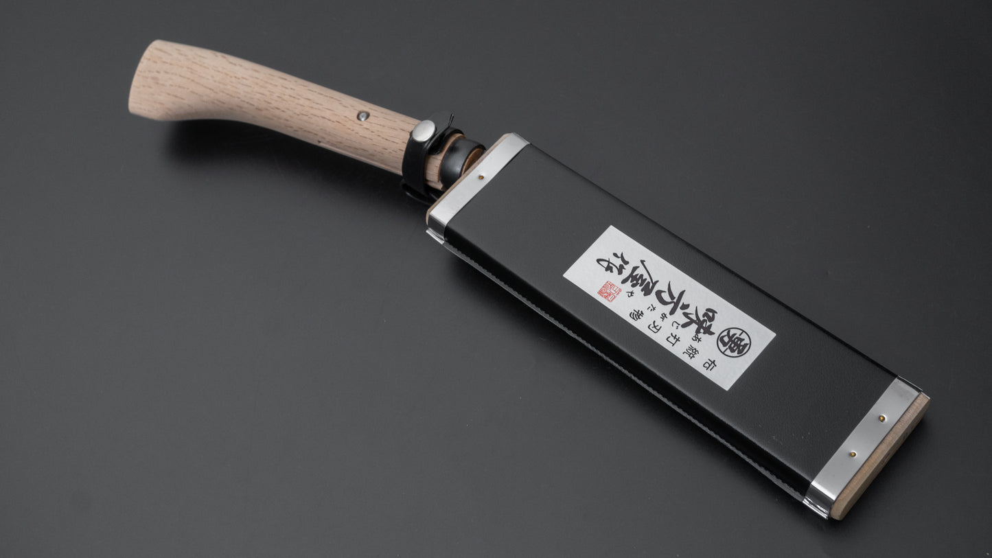 Ajikataya Tsuchime Hatchet 210mm Oak Handle (Double Bevel) - HITOHIRA