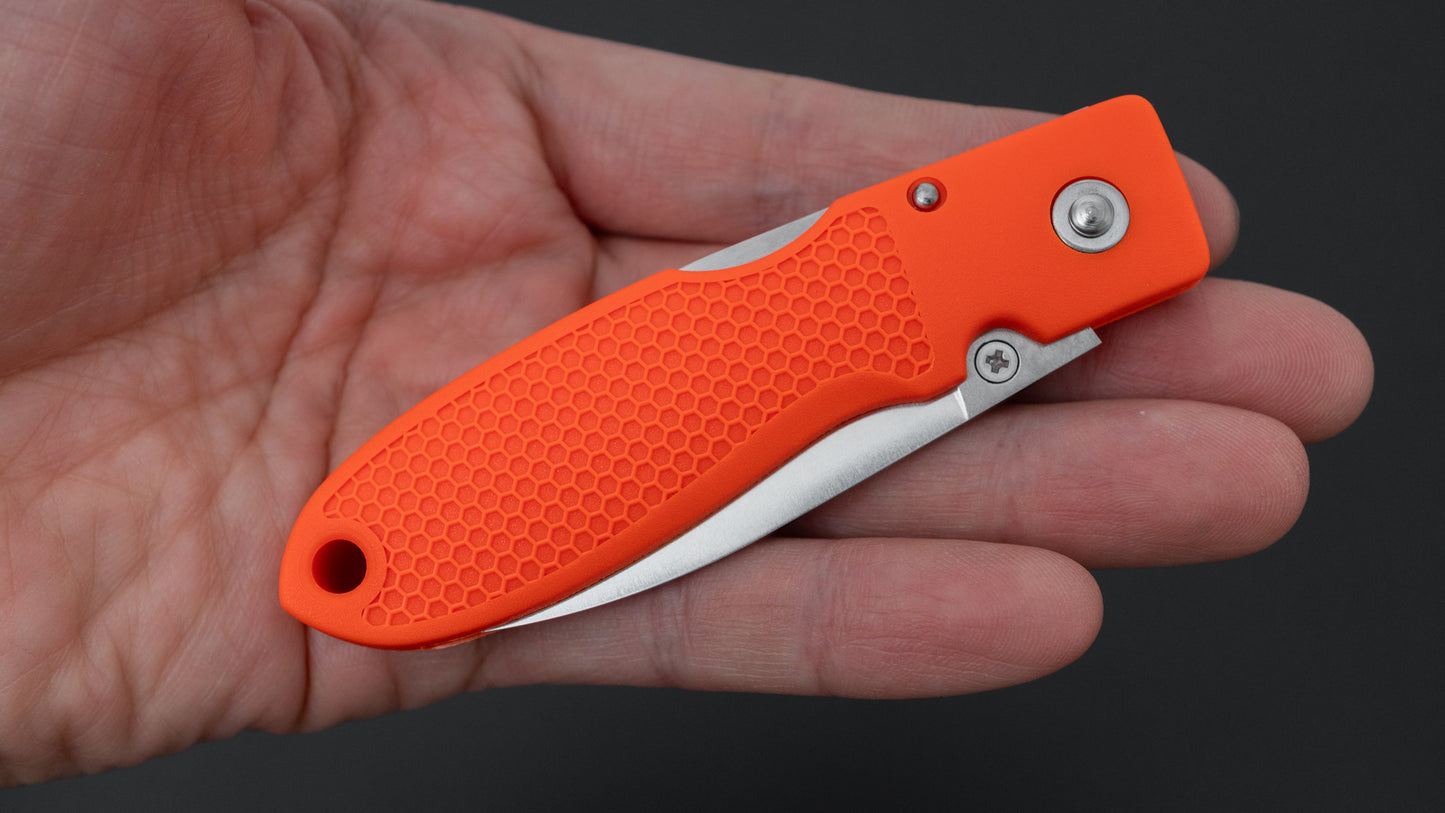 MOKI Coupe Folding Knife Grilon Handle (Rescue Orange)