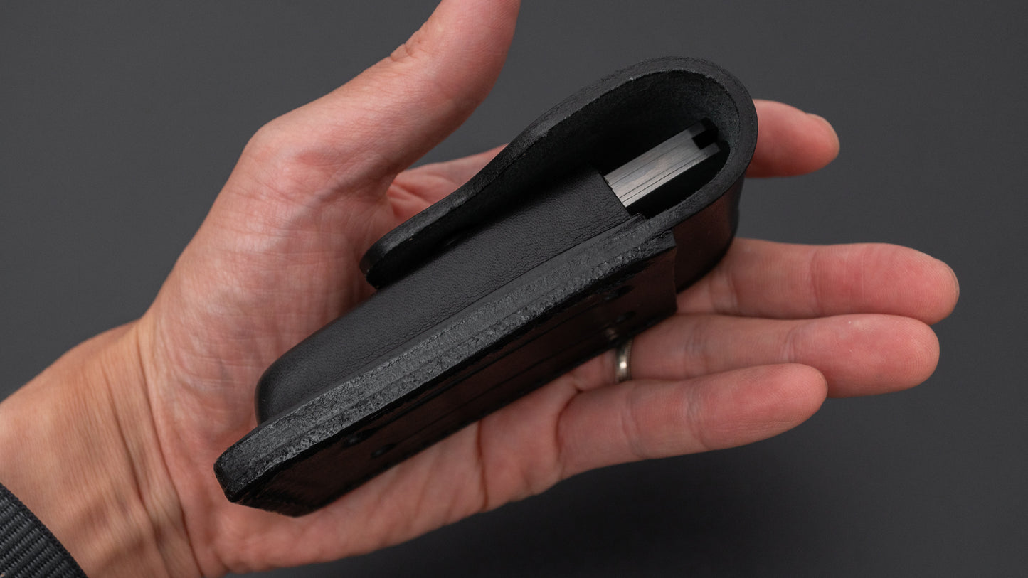 MOKI Kingfisher Folding Knife Linen Micarta Handle