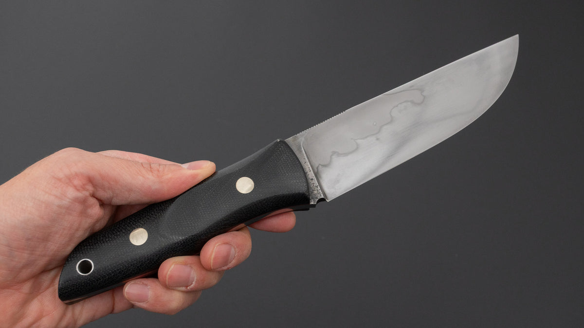 Seino V2 Honyaki Fixed Blade Canvas Micarta Handle (#010)