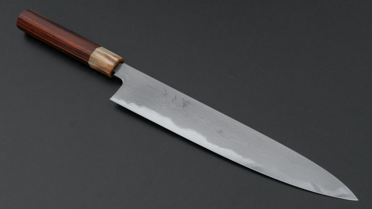 Tetsujin SP Blue #2 Damascus Sujihiki 270mm Cocobolo Handle (#06)