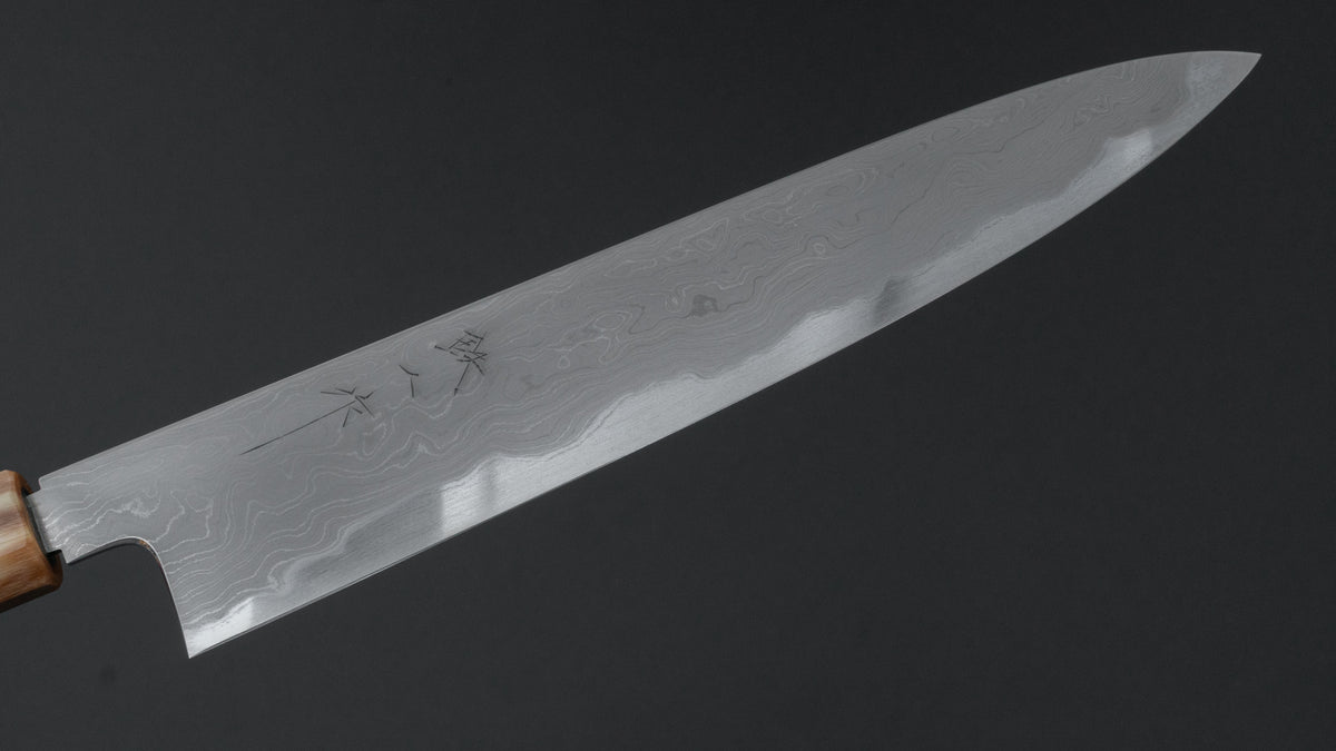 Tetsujin SP Blue #2 Damascus Sujihiki 270mm Cocobolo Handle (#06)