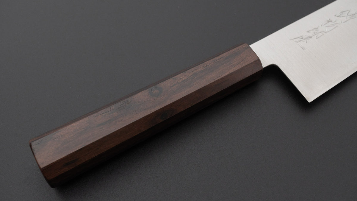 Hitohira Imojiya TH V-Toku 2 Santoku Ebony Handle