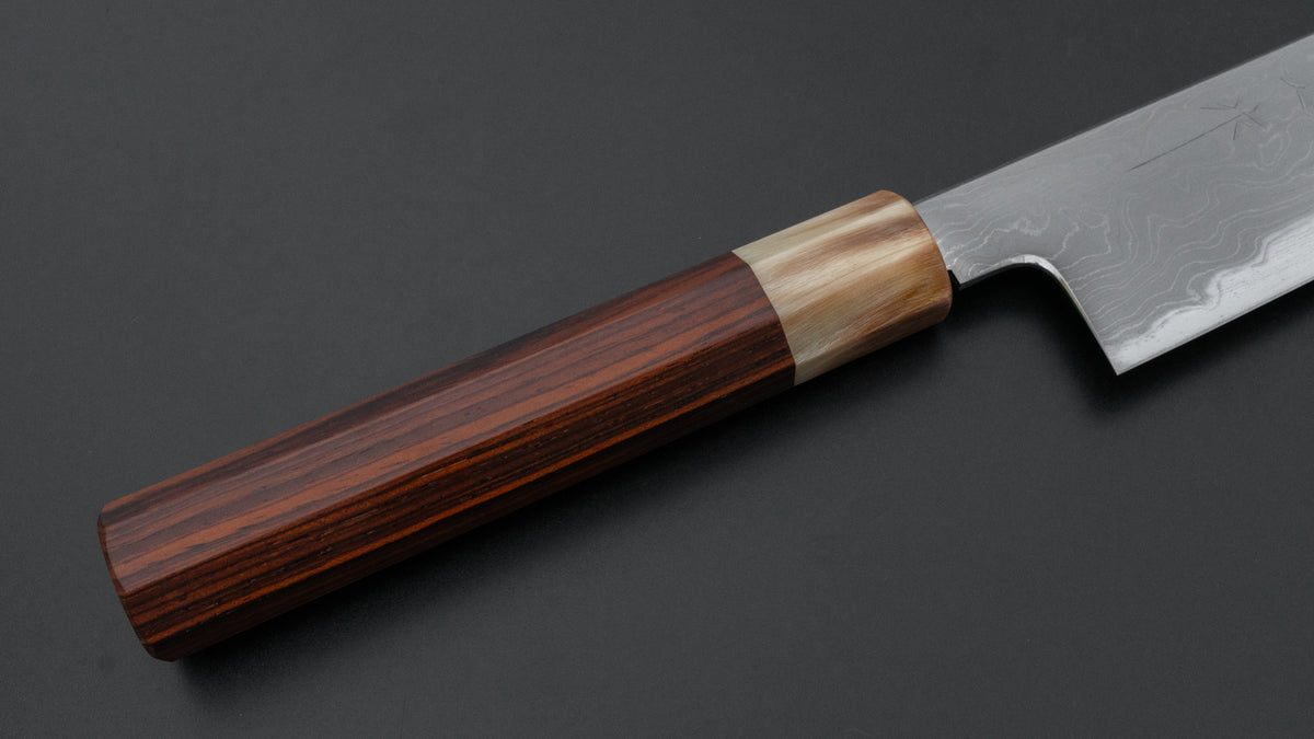 Tetsujin SP Blue #2 Damascus Sujihiki 270mm Cocobolo Handle (#06)