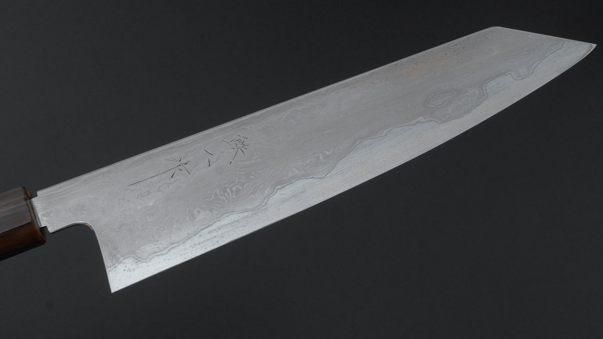 Tetsujin SP Blue #2 Damascus Kiritsuke Gyuto 240mm Taihei Tagayasan Handle (#08)
