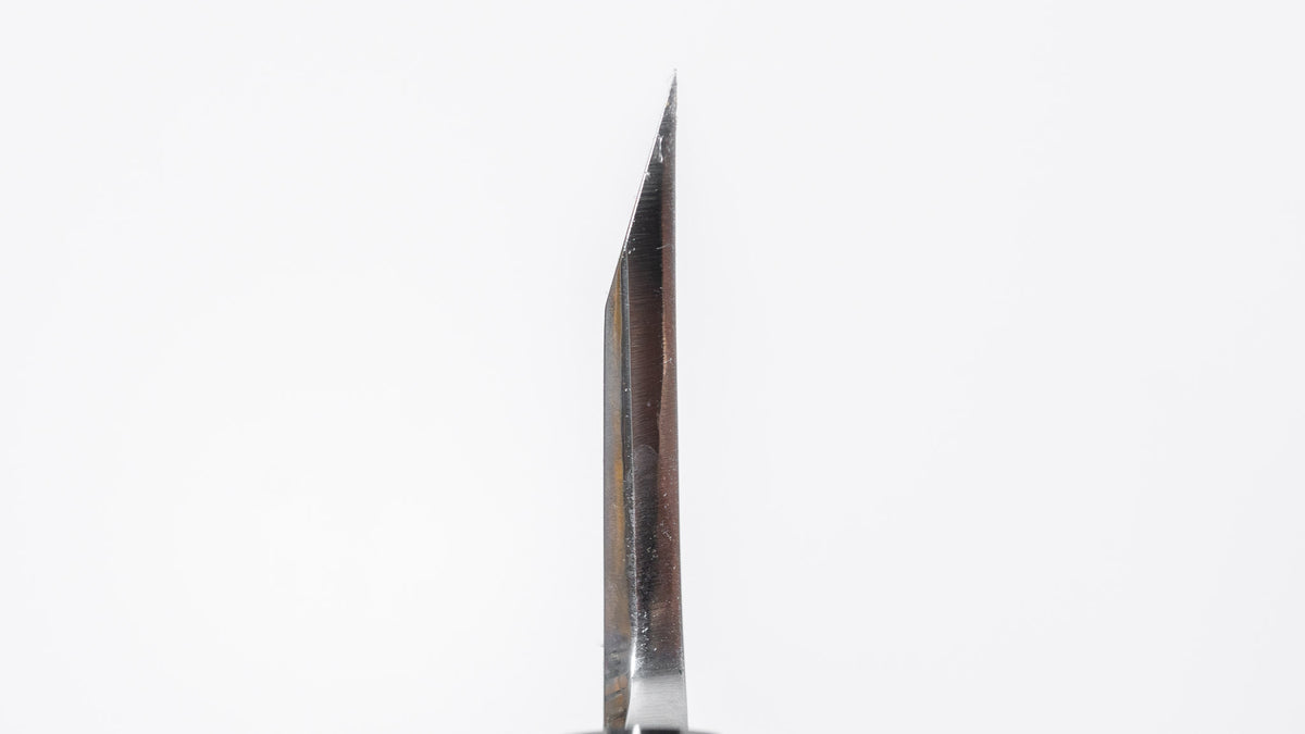 Hitohira Togashi White #2 Mizu Honyaki Deba 195mm Taihei Makassar Ebony Handle (#170/ Saya)
