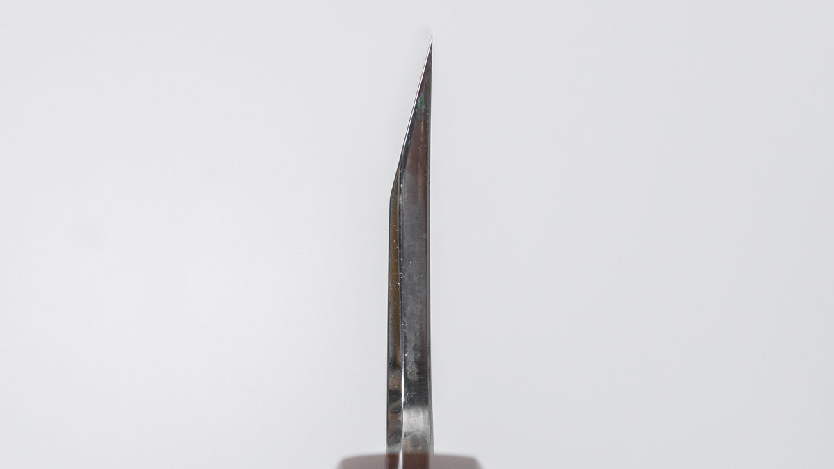 Hitohira Togashi White #2 Mizu Honyaki Mioroshi Deba 300mm Taihei Makassar Ebony Handle (#182)
