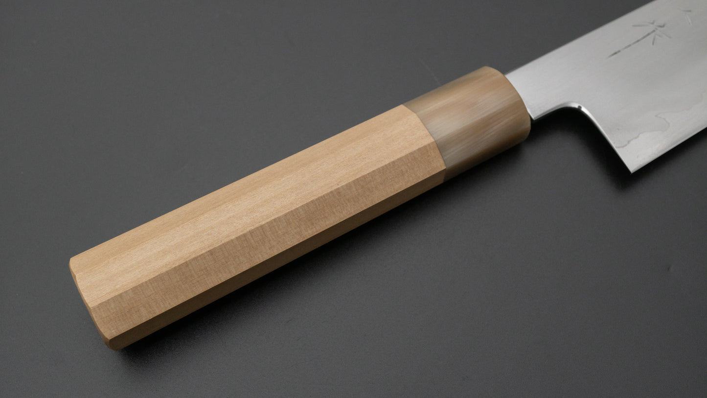 Tetsujin Silver #3 Tachi Gyuto 210mm Ho Wood Handle - HITOHIRA