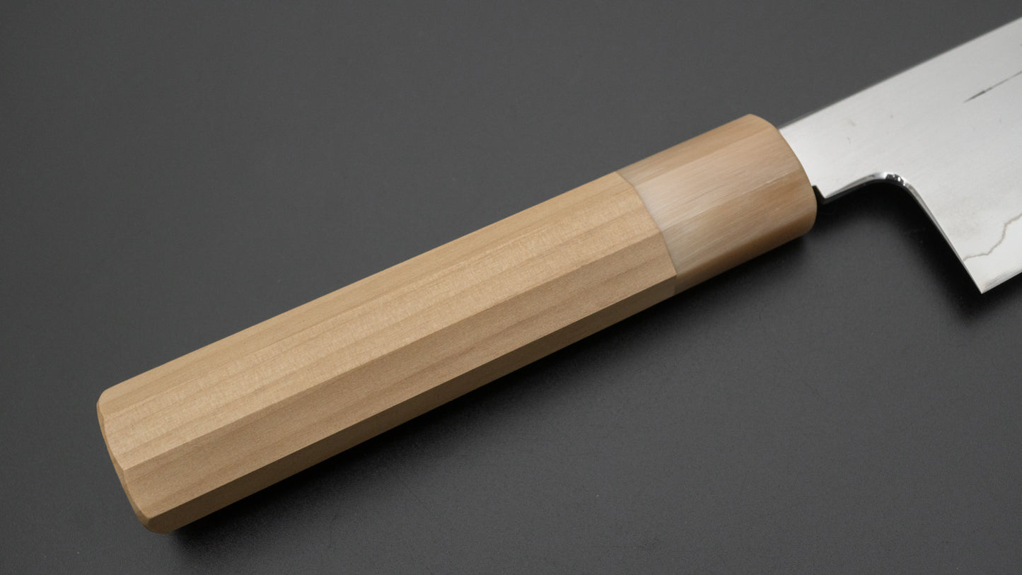 Tetsujin Silver #3 Tachi Kiritsuke Gyuto 210mm Ho Wood Handle - HITOHIRA