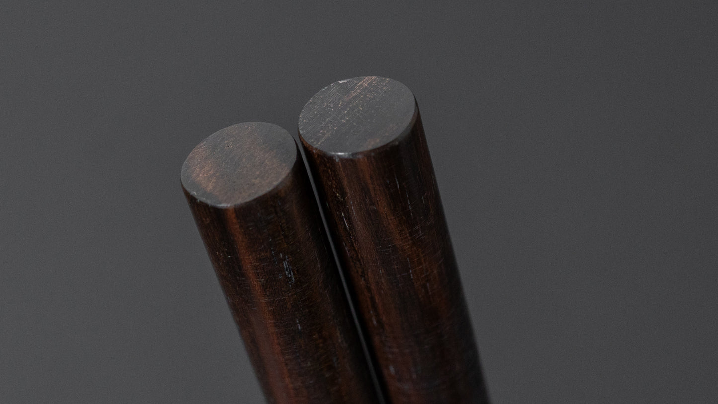 Hitohira Ebony Moribashi Chopstick 135mm Rounded